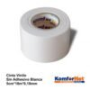Cinta Vinilo sin Adhesivo Blanca 5 cm 18m 0.18mm