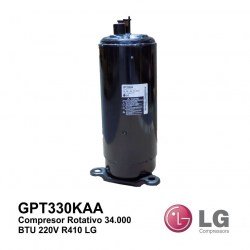Compresor Rotativo 34.000 BTU 220V R410 LG