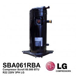 Compresor Scroll 60.000 BTU R22 220V 3PH LG
