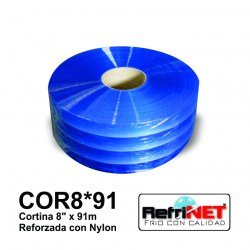 Cortina Cuarto Frío 20cm Ancho X 91mts Largo  COR8*91