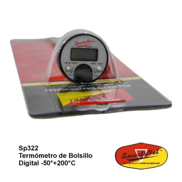 Termómetro de Bolsillo Digital -50°+200°C
