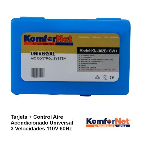 Tarjeta + Control Aire Acondicionado Universal