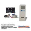 Tarjeta Mas Control Aire Acondicionado Universal 3 Velocidades 220V 60Hz Komfornet 07091SPU02B