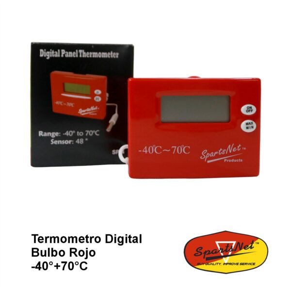 Termometro Digital  -40°C + 70°C - Red