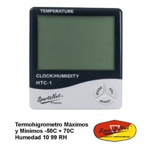 Termohigrometro Maximos y Minimos