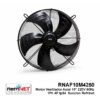RNAF10M4250   Motor Ventilador Axial 10" 220V 60Hz 1Ph 4P Ip54  Succion Refrinet