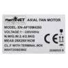 RNAF10M4250   Motor Ventilador Axial 10" 220V 60Hz 1Ph 4P Ip54  Succion Refrinet