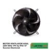 Motor Ventilador Axial 220v 60Hz 1PH 4p IP54 14" Succión Electronet