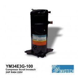 Compresor Scroll Invotech 2HP R404 220V YM34E3G-100