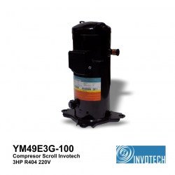 Compresor Scroll Invotech 3HP R404 220V YM49E3G-100