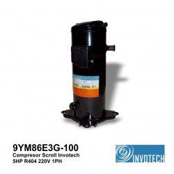 Compresor Scroll Invotech 5HP R404 220V 1PH  9YM86E3G-100