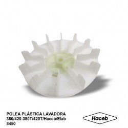 POLEA PLÁSTICA LAVADORA 380 420 - 380T 420T Haceb Elav 8450