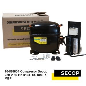 Compresor Secop 220 V 60 Hz R134  SC18MFX  MBP