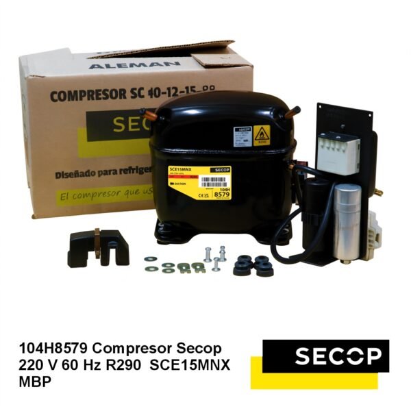Compresor Secop 220 V 60 Hz R290  SCE15MNX MBP
