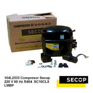 Compresor Secop 220 V 60 Hz R404  SC10CLX  LMBP