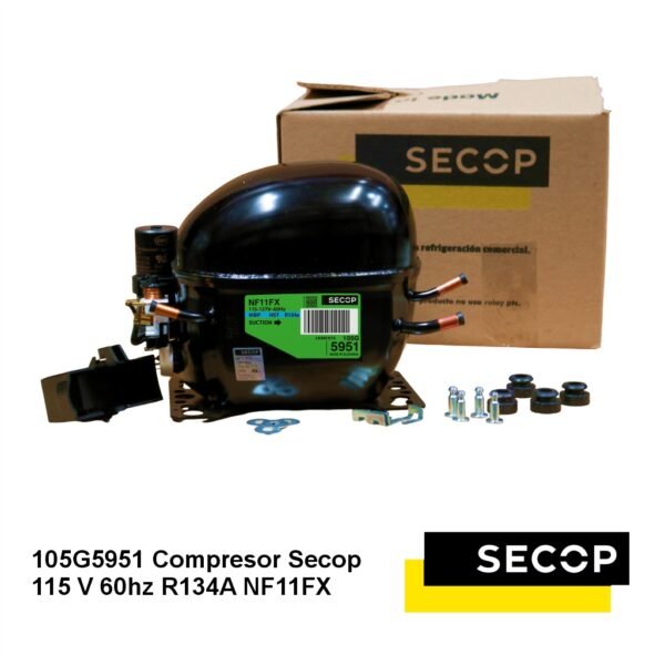 Compresor Secop 115 V 60hz R134A NF11FX