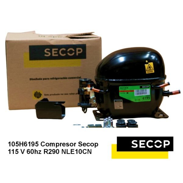 Compresor Secop 115 V 60hz R290 NLE10CN