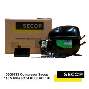 Compresor Secop 115 V 60hz R134 KLE6.6CFHX