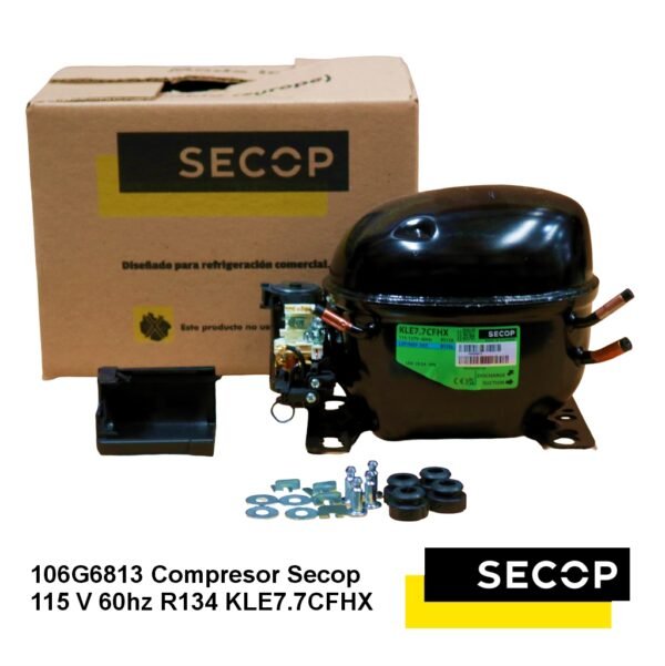 Compresor Secop 115 V 60hz R134 KLE7.7CFHX