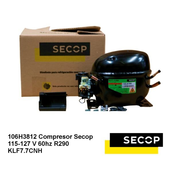 Compresor Secop 115-127 V 60hz R290 KLF7.7CNH