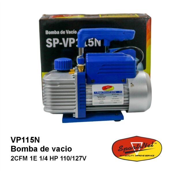 Bomba de vacio  2CFM 1E 1/4 HP 110/127V
