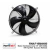 16 1 RNAF16M4400 Motor Ventilador Axial 16" 220V 60Hz 1PH 4p IP54 Succion Refrinet