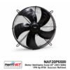 20 1 RNAF20P6500 Motor Ventilador Axial 20" 220V 60Hz 1PH 6p IP54 Succion Refrinet