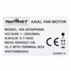 20 2 RNAF20P6500 Motor Ventilador Axial 20" 220V 60Hz 1PH 6p IP54 Succion Refrinet