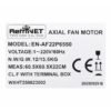 22 2 RNAF22P6550 Motor Ventilador Axial 22" 220V 60Hz 1Ph 6P Ip54 Succion Refrinet