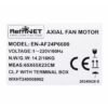 24 2 RNAF24P6600 Motor Ventilador Axial 24" 220V 60Hz 1PH 6p IP54 Succion Refrinet
