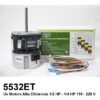 Us Motors Alta Eficiencia 1/2 HP - 1/4 HP 110 - 220 V