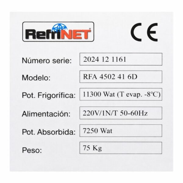 Evaporador Rfa 4502 41 6D 220V 60Hz
